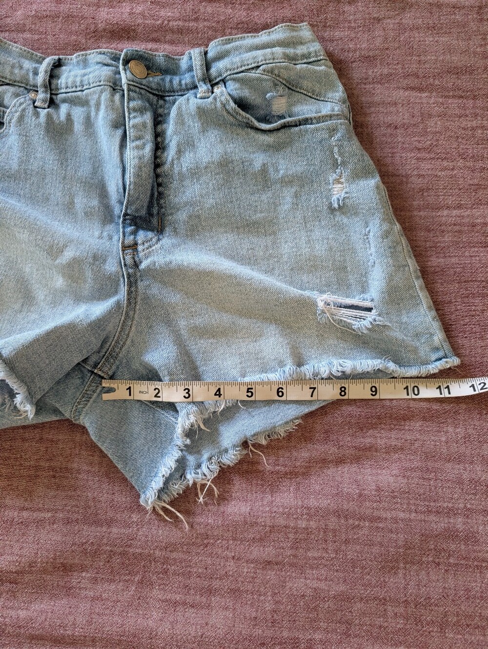 Distressed Jeans Shorts - Picture 11 of 12